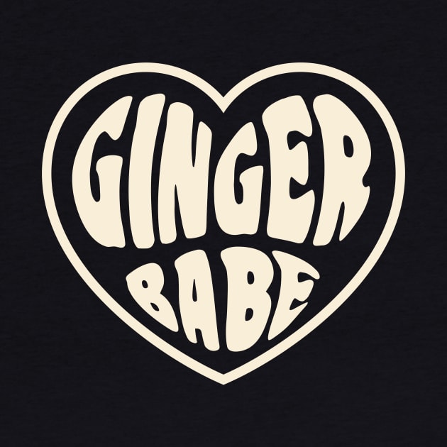 Ginger Babe Gift for Redhead Irish Girl St Patricks Day by PodDesignShop